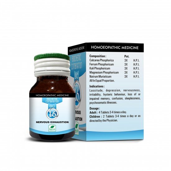 New Life Biochemic Combination 16 Nervous Exhaustion
