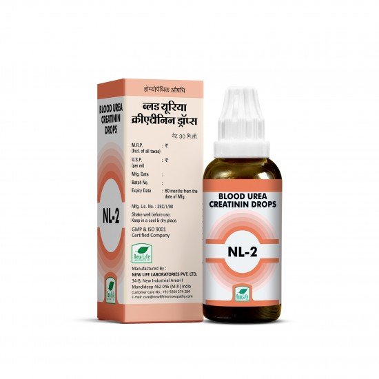 New Life NL 2 (Blood Urea And Creatinin Drops) New Life NL 2 (Blood Urea And Creatinin Drops)