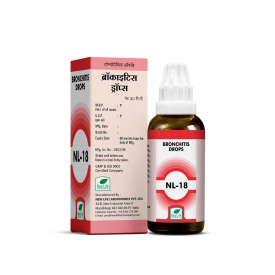 New Life NL 18 (Bronchitis Drops) New Life NL 18 (Bronchitis Drops)