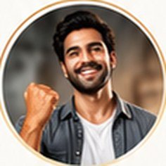 Confident smiling man