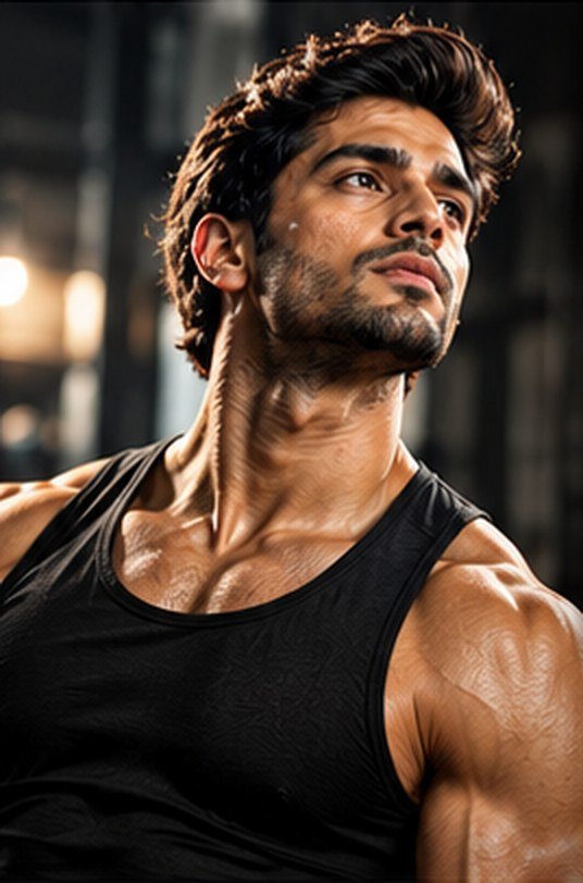 Strong, confident man – vitality and stamina